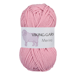 Viking garn Merino 50g - Ljusrosa (858)