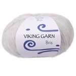Viking garn Alpacka Bris 50g - Vitgr (312)