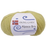 Viking garn Alpacka Bris 50g - Gul (333)