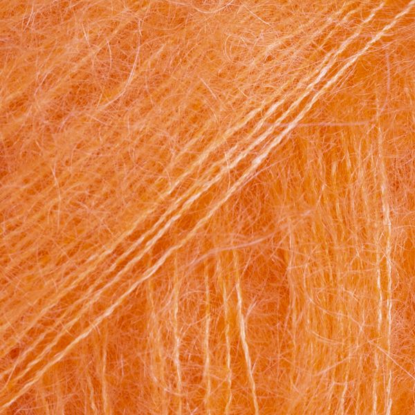 DROPS Kid-Silk Uni Colour garn - 25g - Electric Orange
