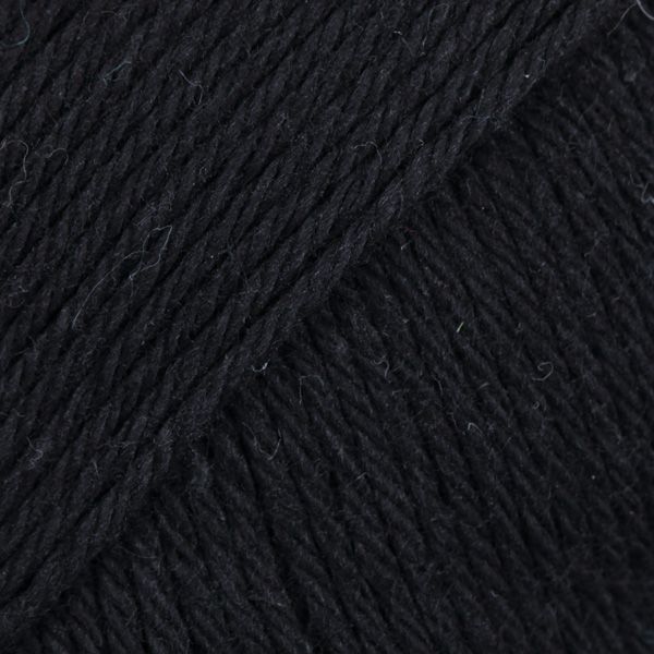 DROPS Loves You 7 Uni Color garn - 50g - Svart
