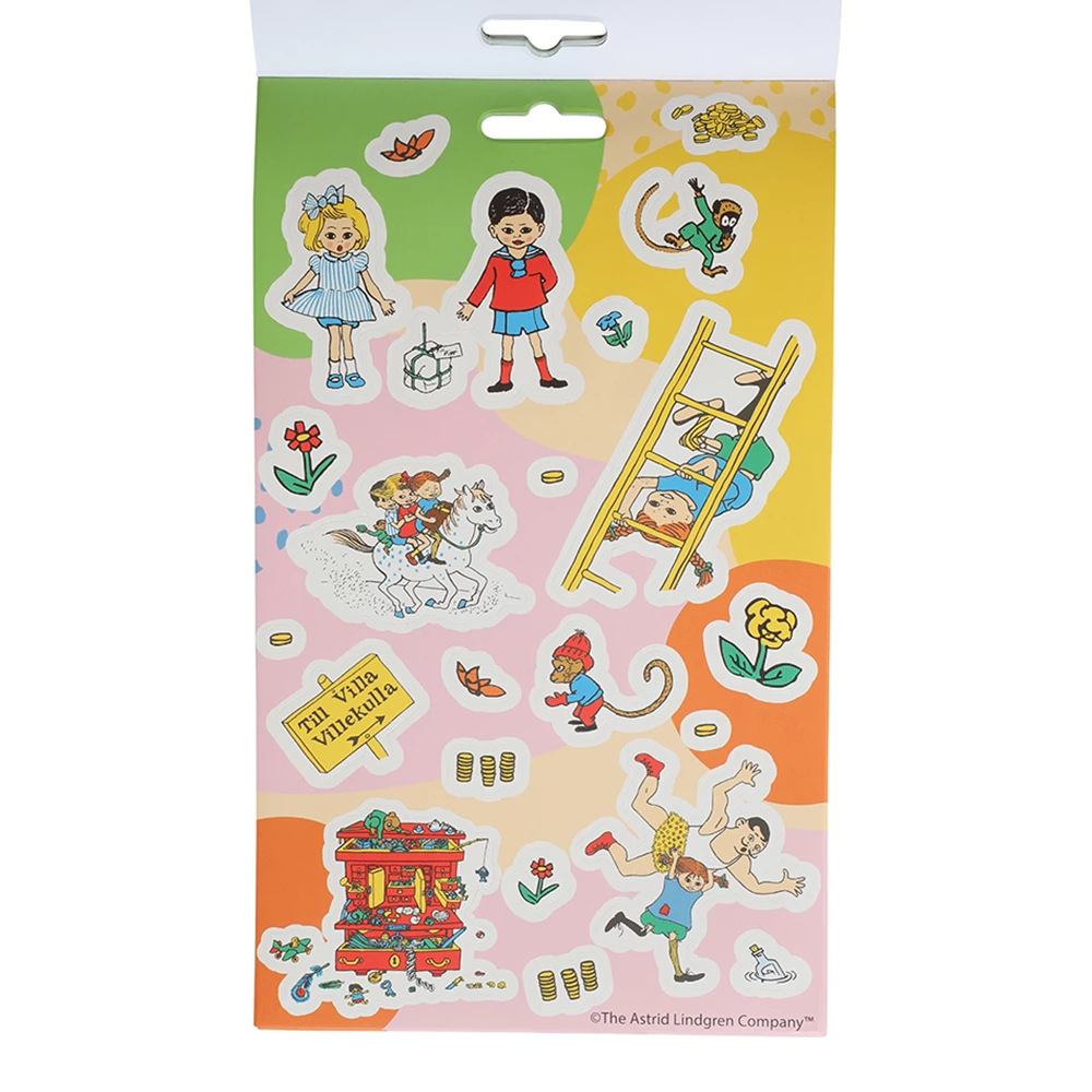 Klisterm�rkesbok Pippi L�ngstrump - 12 sidor