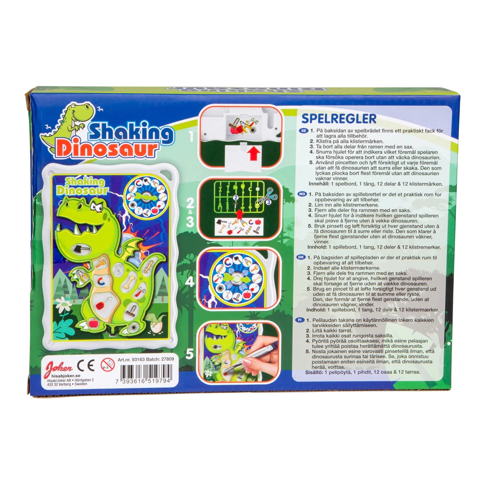 S�llskapsspel Shaking Dinosaur - precisionsspel