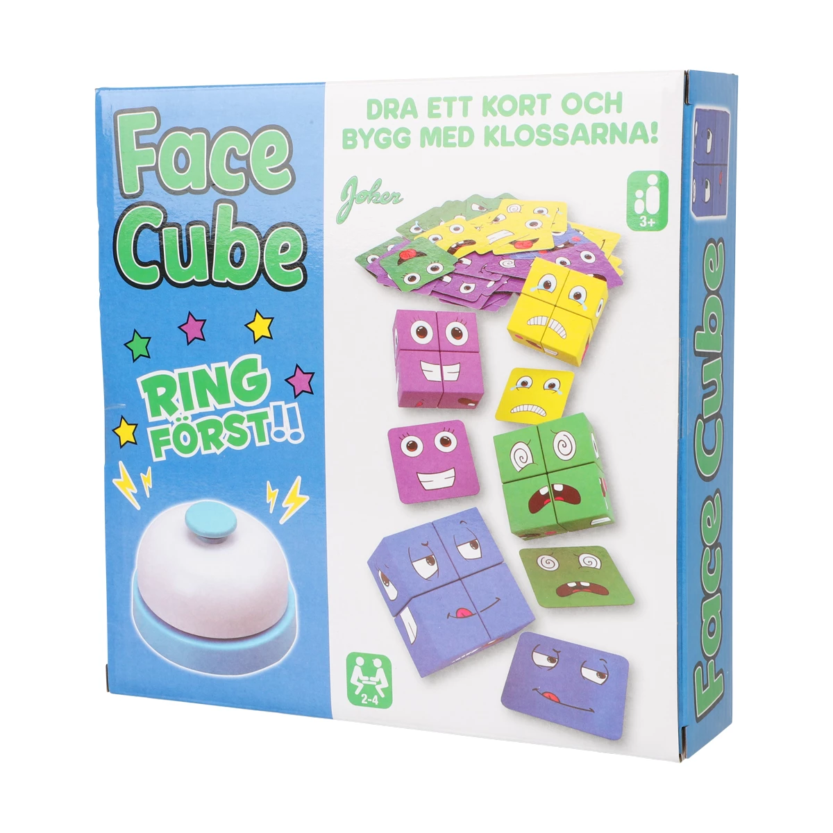 S�llskapsspel Face Cube - kreativt spel