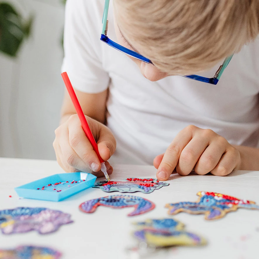 Diamond painting magnets Stitch Disney - pysselset med motiv