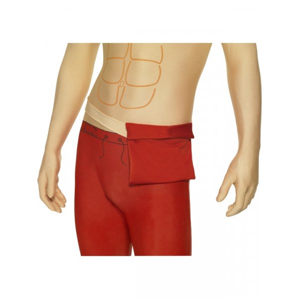 Second skin-dräkt, baywatch maskeraddräkt - Medium Second skin-dräkt, baywatch maskeraddräkt - Medium