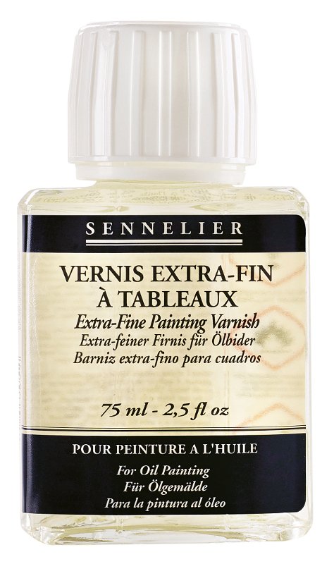Fernis Sennelier 75 ml - Extra Fine Painting Varnish Damar - Akrylmedier, Malermedium, Fernis og kunstner medier til kunstmaling