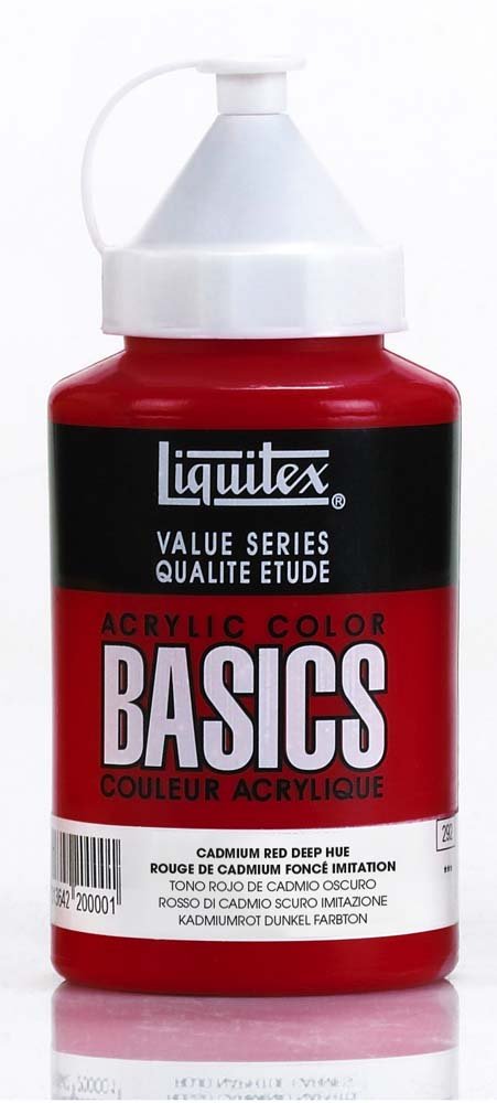 Akrylfärg Liquitex 400 ml - 311 Cadmium red deep hue - Akrylfärger, Konstnärsfärger