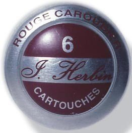 Blækrefill Herbin - Rouge Caroubier - Tusch & Blæk, Kunstnerfarver