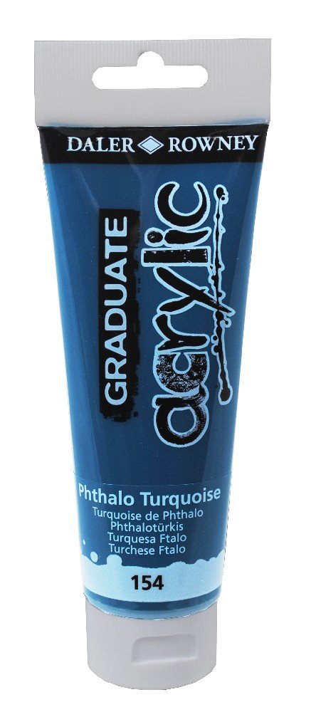 Akrylfärg Graduate 120 ml - Phtalo turquoise - Akrylfärger, Konstnärsfärger