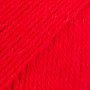 DROPS Flora Uni Colour garn 50g - Hot red (33)