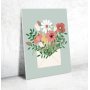 Målarset med siffror 30 x 40 cm - blomstermotiv Målarset med siffror 30 x 40 cm - blomstermotiv