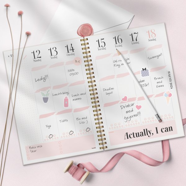 Kalender 24/25 - Life Planner Pink A5