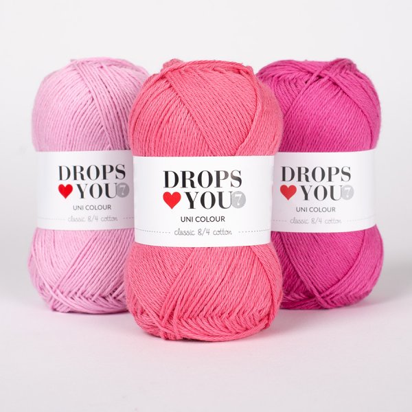 DROPS Loves You 7 bomullsgarn 8/4 50g DROPS Loves You 7 bomullsgarn 8/4 50g