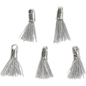 Charm dusk bomull 10 mm Gr� 5 stk