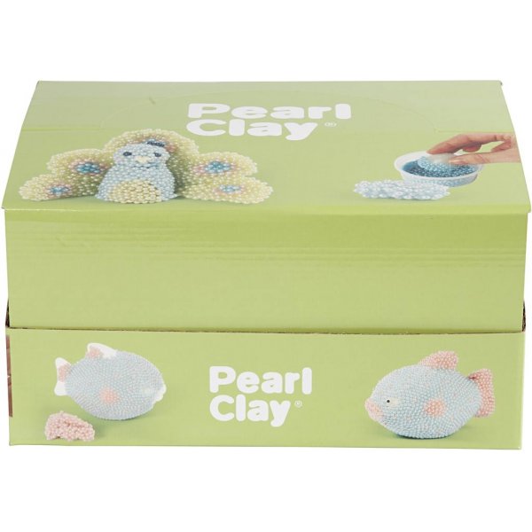 Pearl Clay® - mixade färger - 12 st Pearl Clay® - mixade färger - 12 st