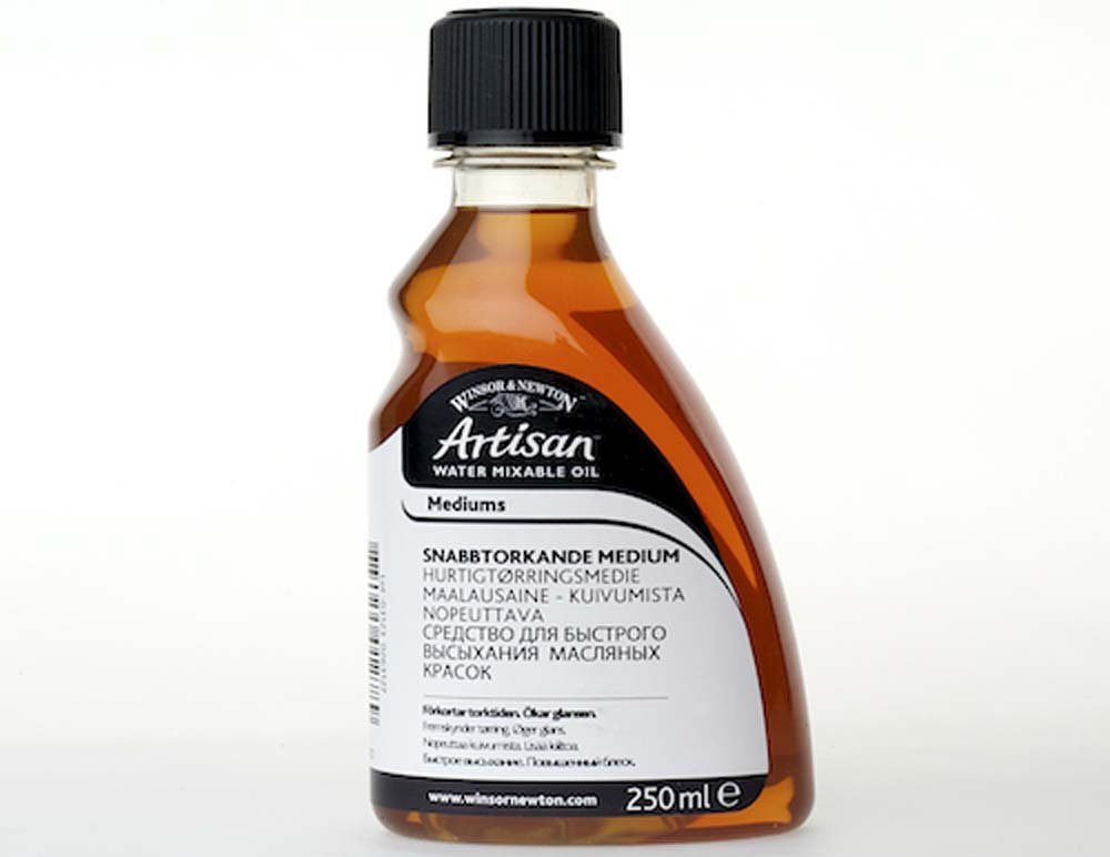 Tørringsmedium W&N Artisan Vandopløseligt - 250 ml - Medium til oliemaling, Malermedium, Fernis og kunstner medier til kunstmaling