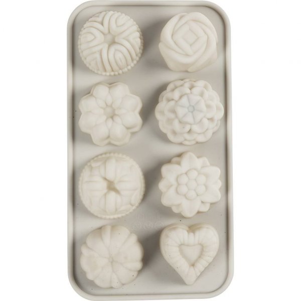 Silikonform - sm� sandkakor