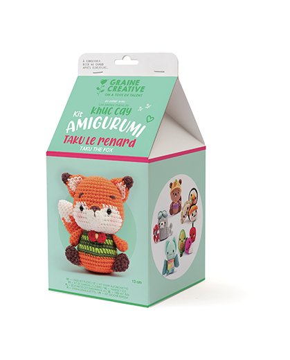 Amigurumi-kit räv Amigurumi-kit räv