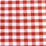 Bomullstyg Gingham Små rutor - Röd-Vit - 140 cm