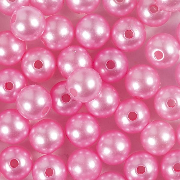 Vaxpärlor 8 mm Rosa 50 st Vaxpärlor 8 mm Rosa 50 st