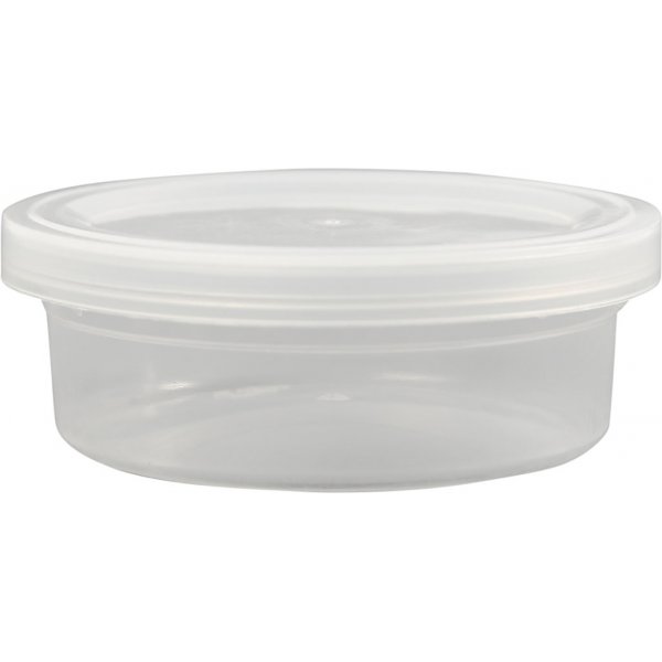 Plastburk med lock - 45 ml - 20 st Plastburk med lock - 45 ml - 20 st