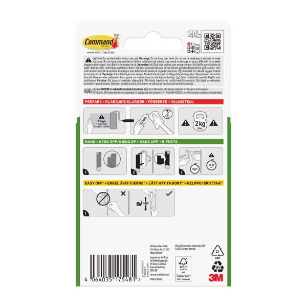 Command tavelkrok 1-pack Command tavelkrok 1-pack