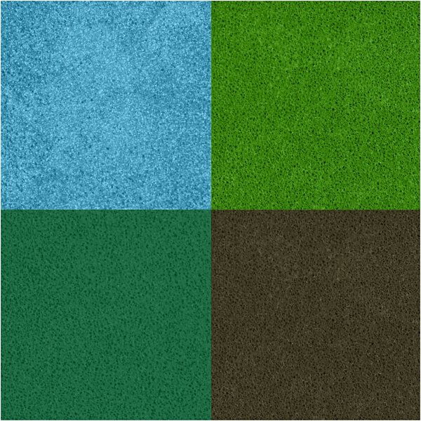 Stämpeldyna - grön - ljusgrön - oliv - aqua - 4 st Stämpeldyna - grön - ljusgrön - oliv - aqua - 4 st