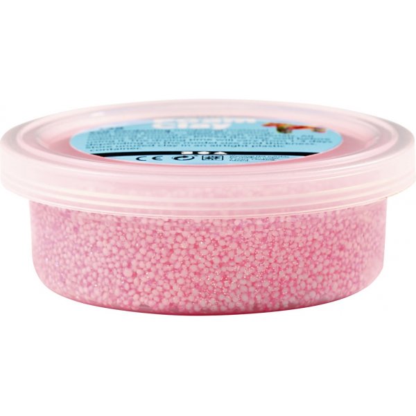 Foam Clay® - ljusröd - glitter - 35 g Foam Clay® - ljusröd - glitter - 35 g