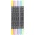 Tekstiltuscher - pastelfarver - 6 stk