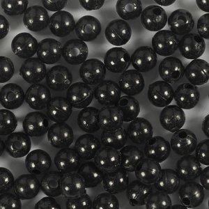 Vaxpärlor 5 mm Svart 100 st Vaxpärlor 5 mm Svart 100 st