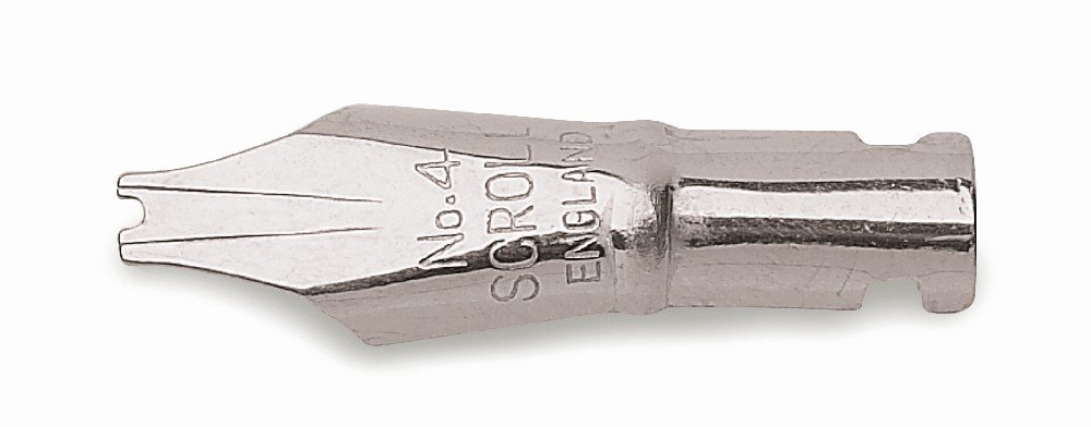 Kalligrafispidser Dyppepenne - Scroll 4 (2,5 mm) - Kalligrafi stift, Kalligrafi, Penne, kridt & tusch