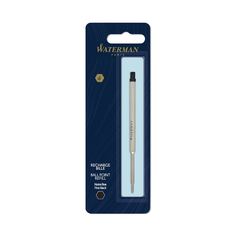 Refill Waterman Kuglepen Standard Maxima - Sort blæk - Kuglepenne, Penne, Penne, kridt & tusch