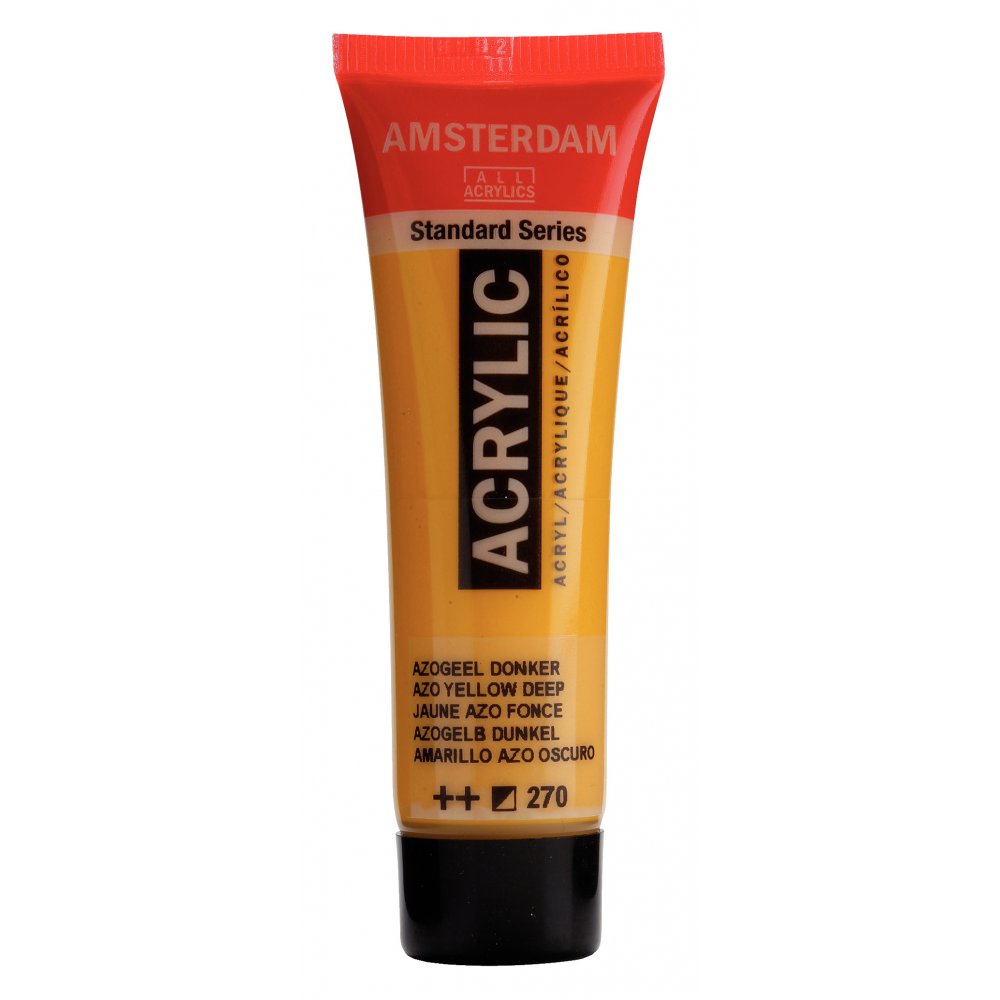 Akrylmaling Amsterdam 20 ml - Azo Yellow Dp - Akrylfarver, Kunstnerfarver