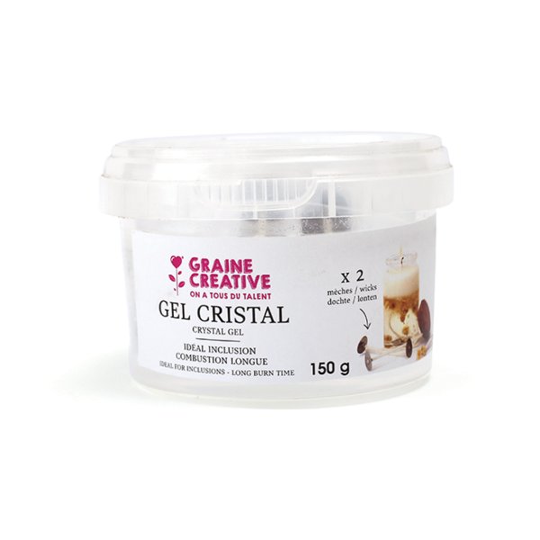 Kristallklart geléljusgel med 2 vekar, 150 g Kristallklart geléljusgel med 2 vekar, 150 g