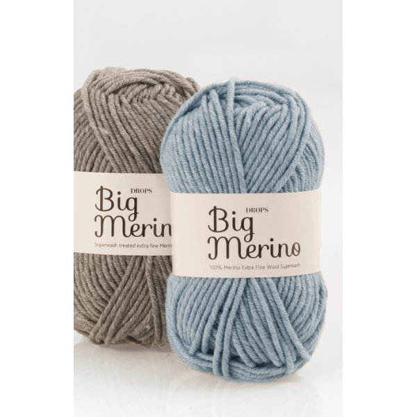 Drops Big Merino garn - 50g (ca 20 olika färgval) Drops Big Merino garn - 50g (ca 20 olika färgval)