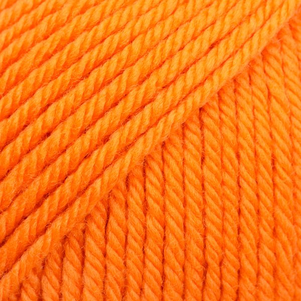 DROPS Daisy Uni Color garn 50g - Orange (23) - DROPS Daisy, Uldgarn, Garn, Strikke, hækle, knytte og væve