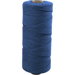 Makramésnor 1 mm 315 m Blå 220 g Makramésnor 1 mm 315 m Blå 220 g