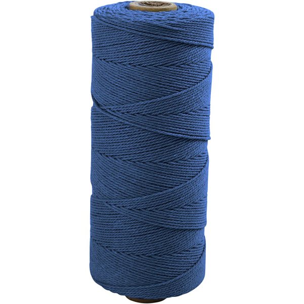 Makramésnor 1 mm 315 m Blå 220 g Makramésnor 1 mm 315 m Blå 220 g