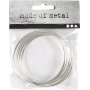 Metallring - silver - 7 cm - 10 st