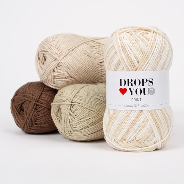DROPS Loves You 7 bomullsgarn 8/4 50g DROPS Loves You 7 bomullsgarn 8/4 50g