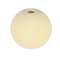 Påse med 25 träpärlor, Ø 3,5 cm, hål 6 mm Påse med 25 träpärlor, Ø 3,5 cm, hål 6 mm