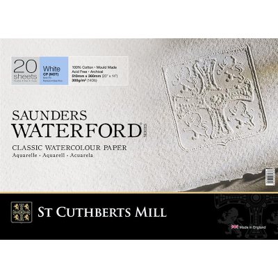 Akvarelblok Saunders Waterford 300g - Koldpresset