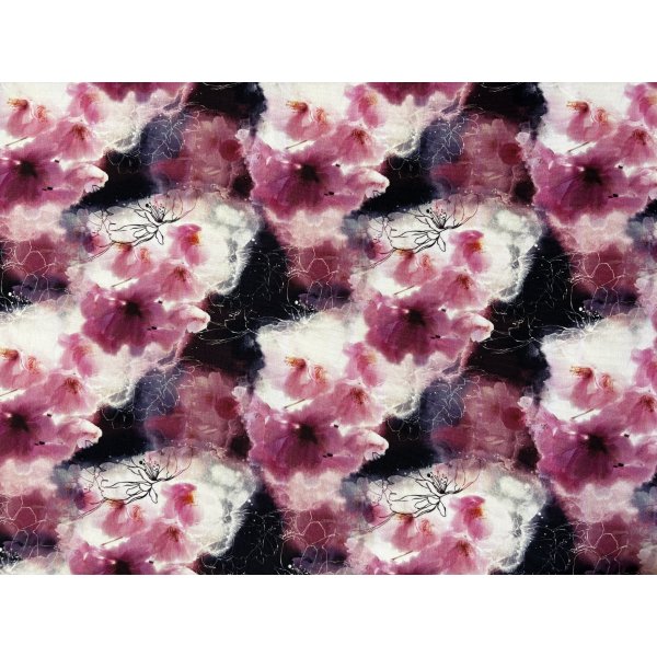 Trik� med tryck - Magnolia