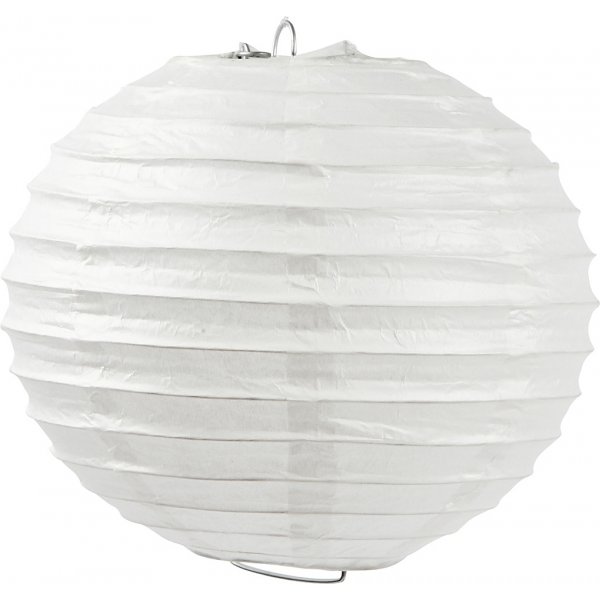 Papperslampa - vit - Rund - Ø35 cm Papperslampa - vit - Rund - Ø35 cm