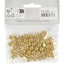 Vaxpärlor 8 mm Guld 50 st Vaxpärlor 8 mm Guld 50 st