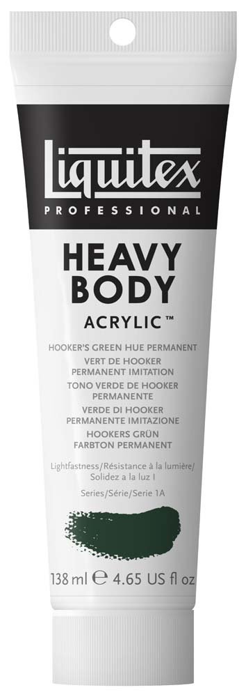 Akrylfärg Heavy Body Liquitex 138 ml - 224 Hooker s green hue - Akrylfärger, Konstnärsfärger