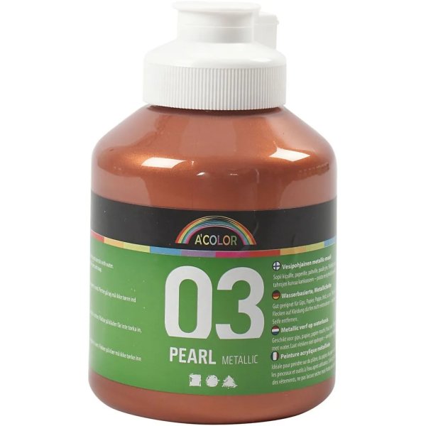 Skolfärg Akryl - Metallic - metallickoppar - metallic - 500 ml Skolfärg Akryl - Metallic - metallickoppar - metallic - 500 ml