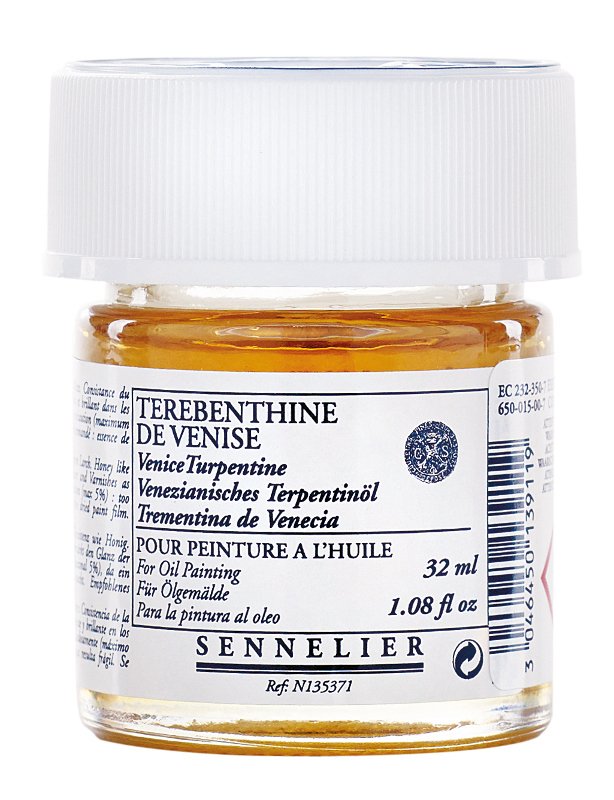 Oliemedium Sennelier 32 ml - Venice Terpentine - Medium til oliemaling, Malermedium, Fernis og kunstner medier til kunstmaling
