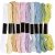 Broderitråd Merceriseret bomuld Pastelfarver 10×8 m Broderitråd Merceriseret bomuld Pastelfarver 10×8 m